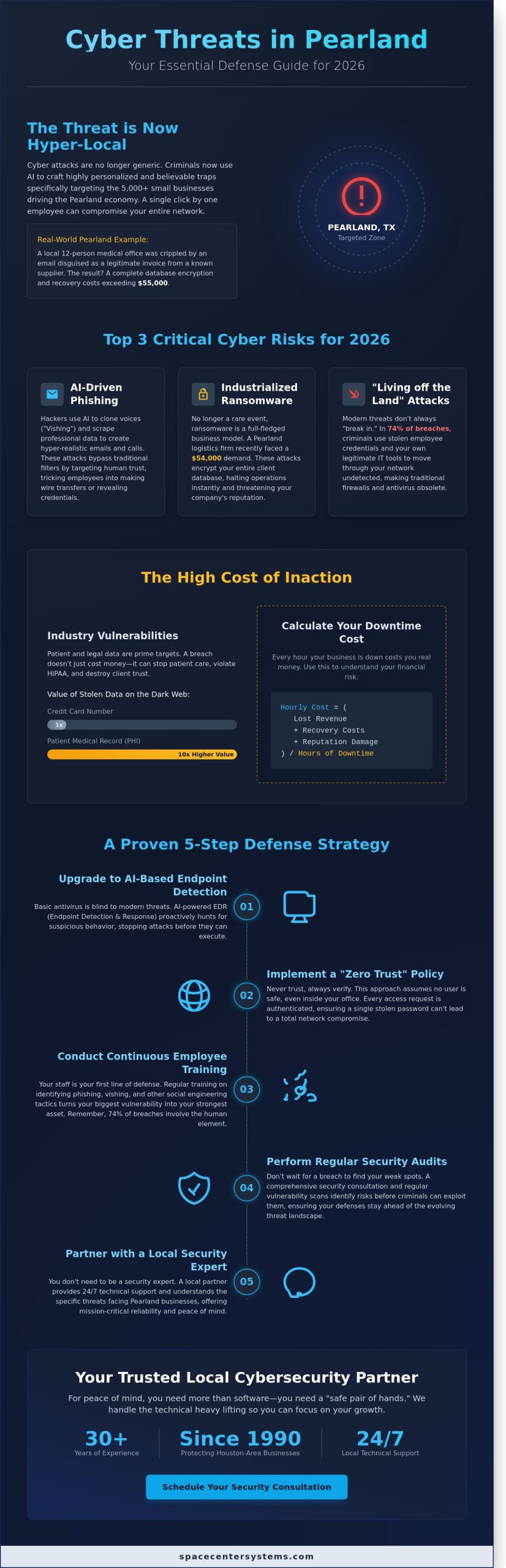 Cyber Threats in Pearland: A 2026 Trend Analysis for Business Owners