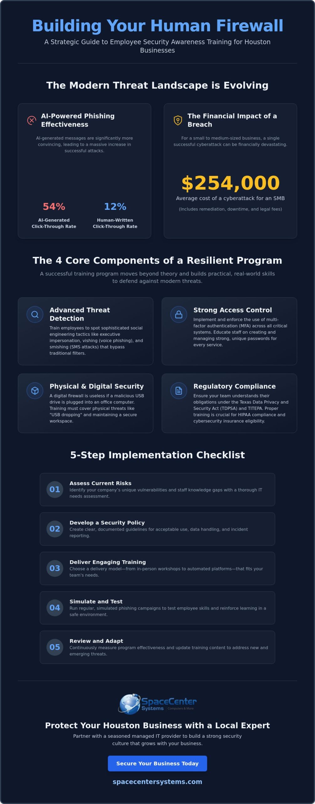 Security Awareness Training for Employees in Houston: The 2026 Implementation Guide