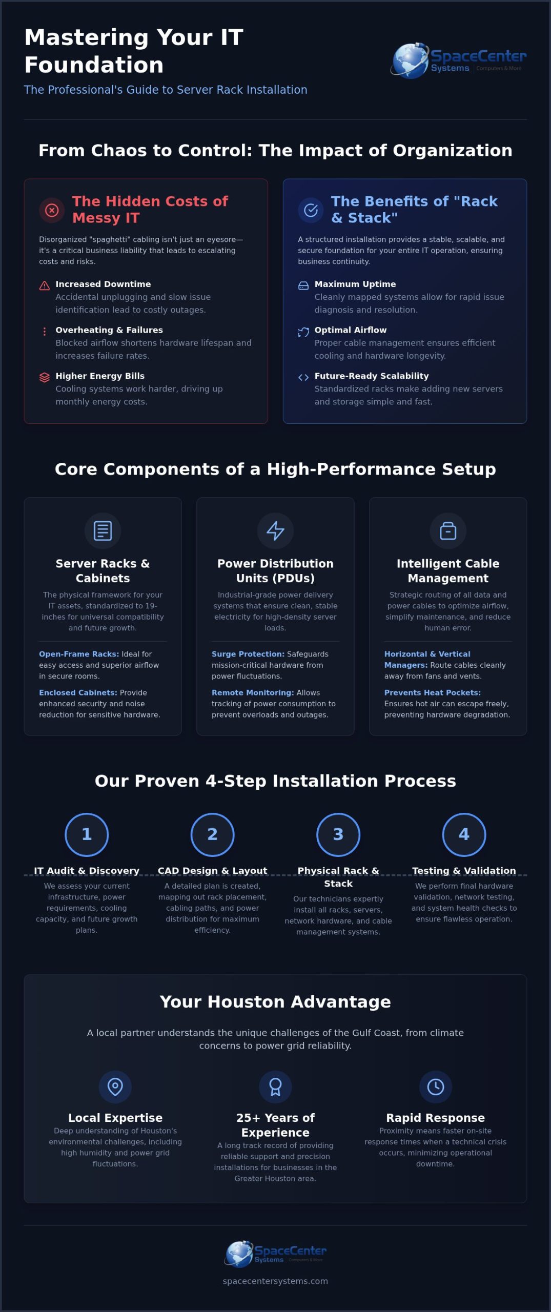 Server Rack Installation Houston: The 2026 Business Infrastructure Guide