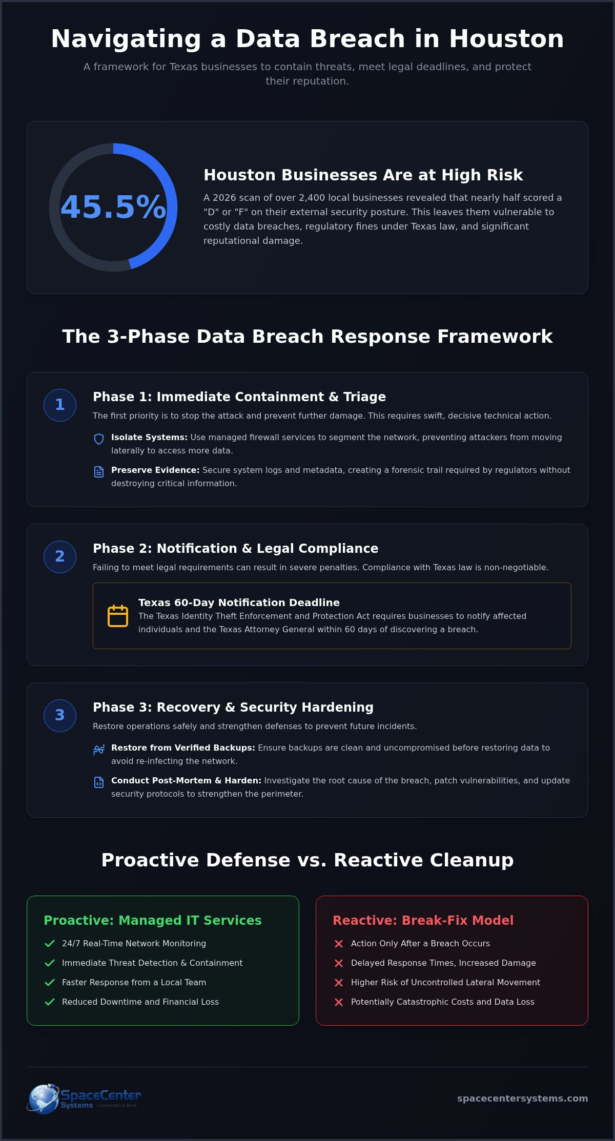 Houston Data Breach Response: 2026 Guide and the Role of Managed Firewall Services